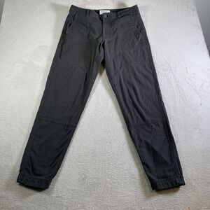 REI Cooperative Pants Mens 34x32 Gray Jogger Stretch Cotton Travel Slash Pockets